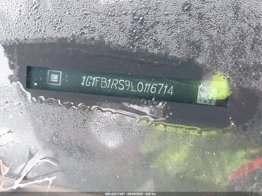 2020 CHEVROLET CAMARO RWD  1LT - 1G1FB1RS9L0116714