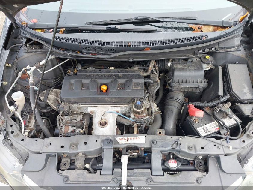 2012 Honda Civic Ex VIN: 2HGFB2F82CH517699 Lot: 43317550