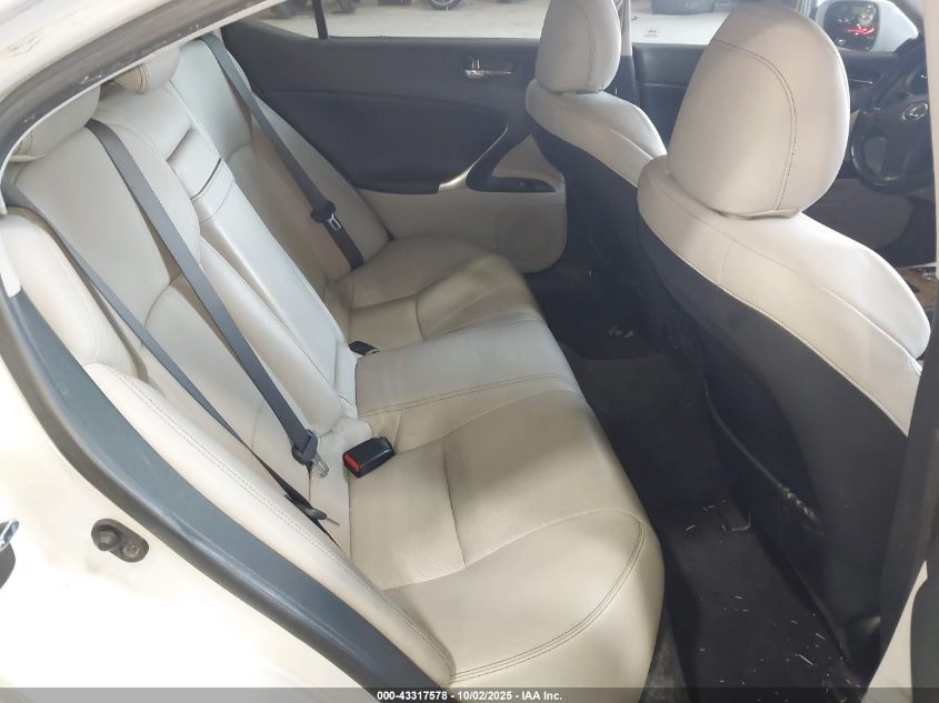 2009 Lexus Is 250 VIN: JTHCK262192031284 Lot: 43317578