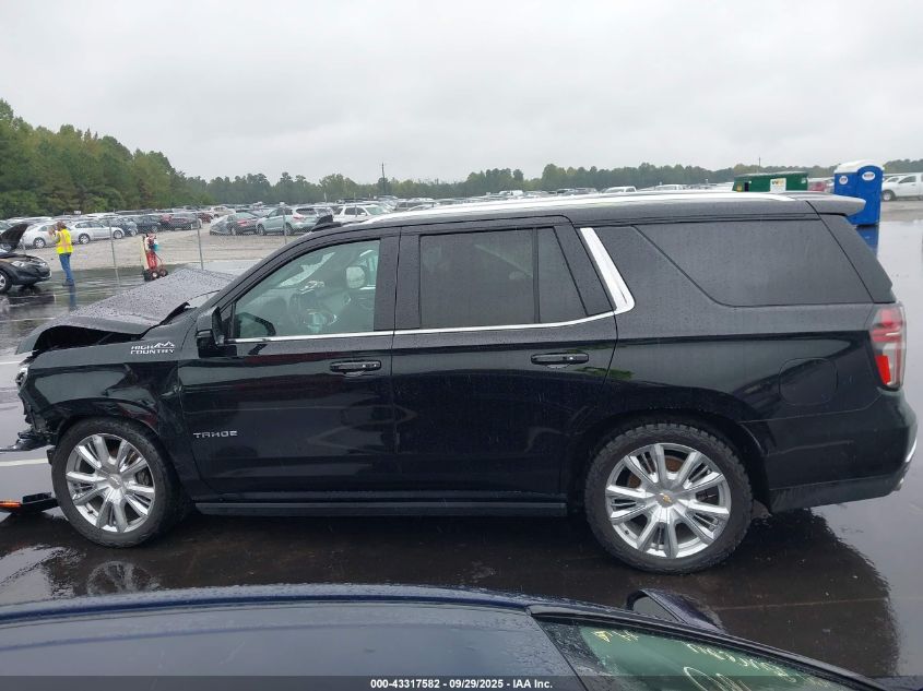 2021 Chevrolet Tahoe 4Wd High Country VIN: 1GNSKTKL2MR155301 Lot: 43317582