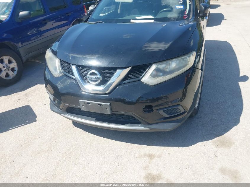 2015 Nissan Rogue Sv VIN: KNMAT2MT0FP504656 Lot: 43317585
