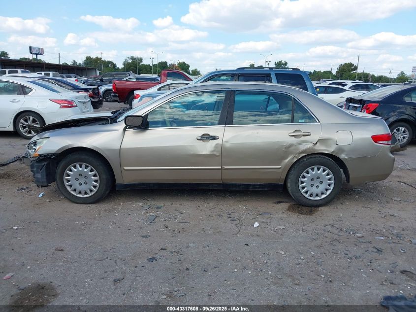 2003 Honda Accord 2.4 Lx VIN: 1HGCM56333A070866 Lot: 43317608