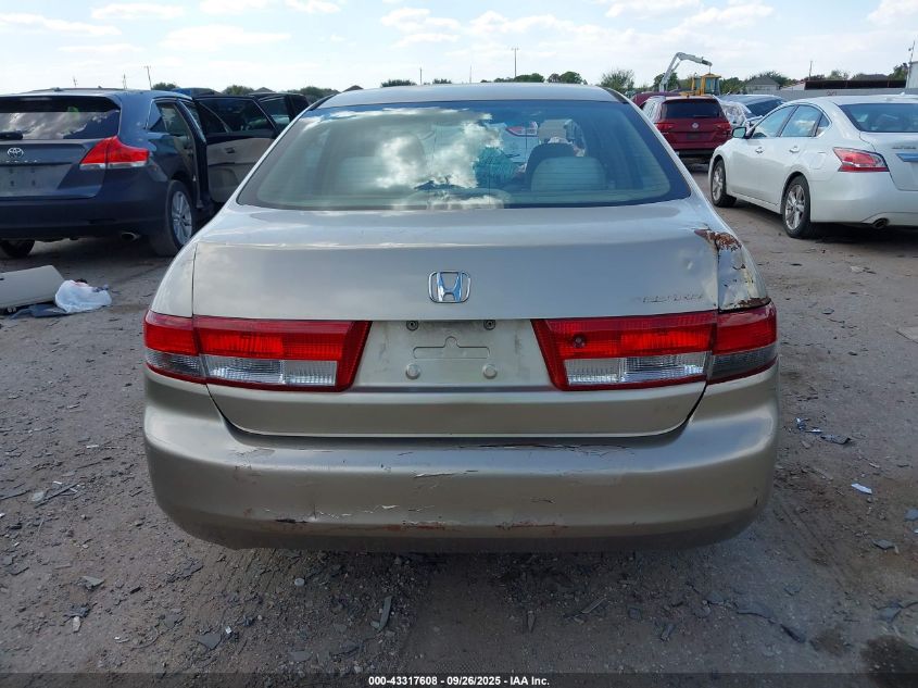 2003 Honda Accord 2.4 Lx VIN: 1HGCM56333A070866 Lot: 43317608
