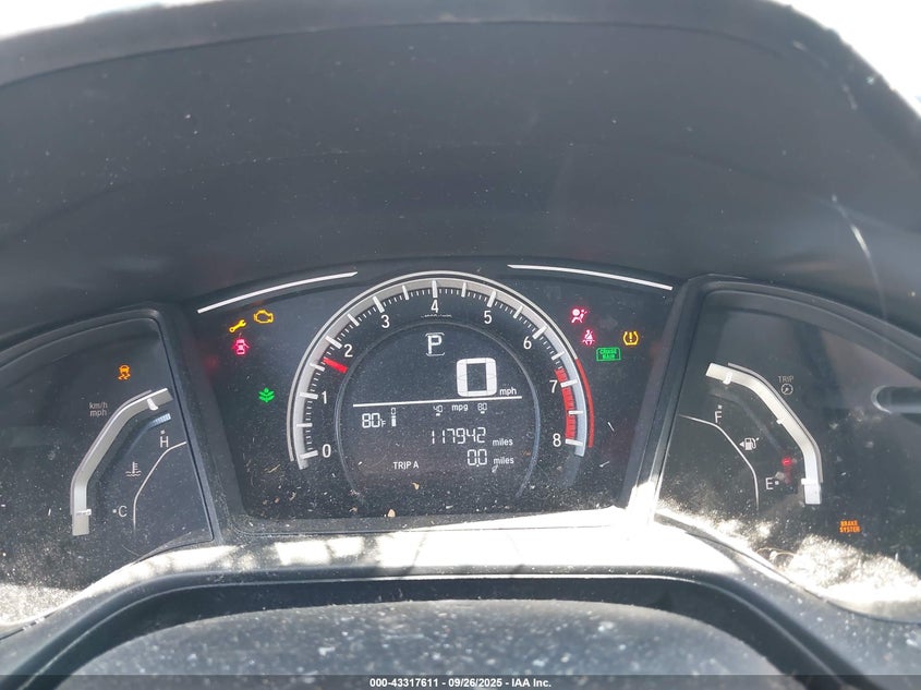 2017 HONDA CIVIC LX - 19XFC2F54HE053710