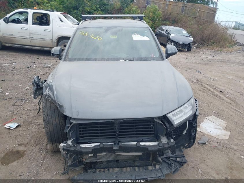 2018 Audi Q5 2.0T Premium/2.0T Tech Premium VIN: WA1BNAFYXJ2015800 Lot: 43317620