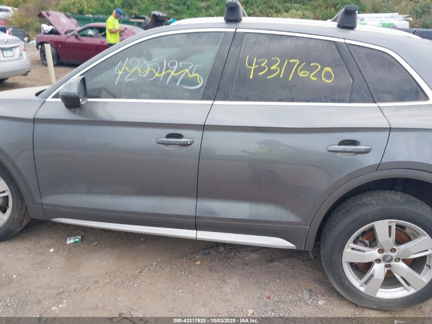 2018 Audi Q5 2.0T Premium/2.0T Tech Premium VIN: WA1BNAFYXJ2015800 Lot: 43317620