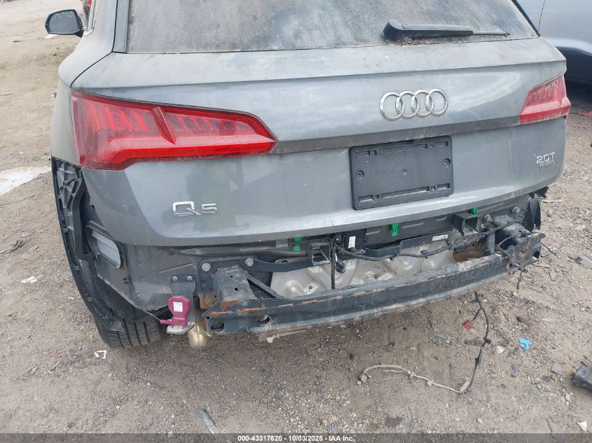 2018 Audi Q5 2.0T Premium/2.0T Tech Premium VIN: WA1BNAFYXJ2015800 Lot: 43317620