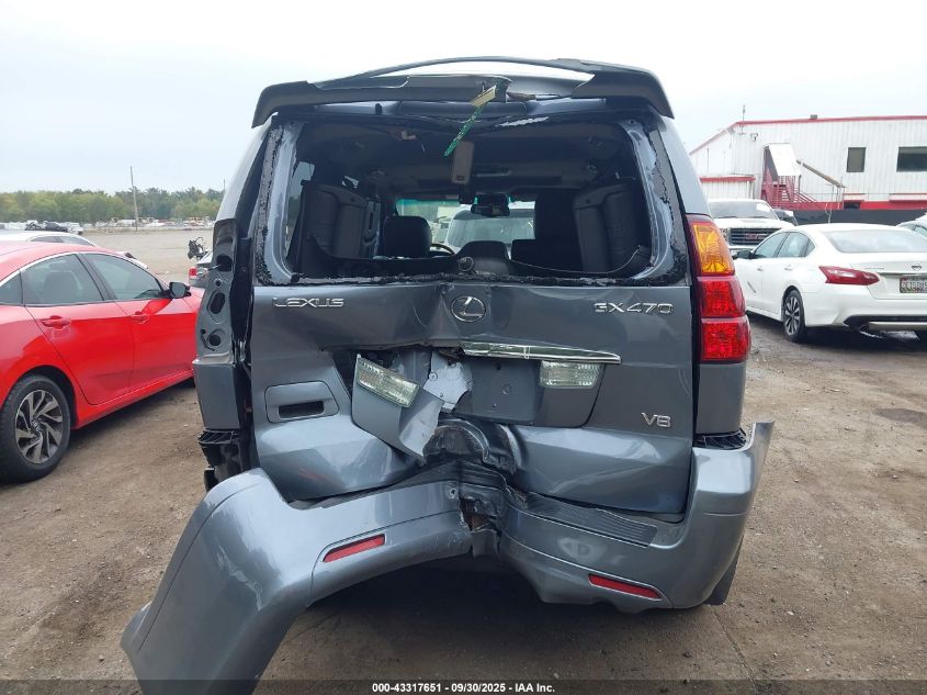 2004 Lexus Gx 470 VIN: JTJBT20X440033790 Lot: 43317651