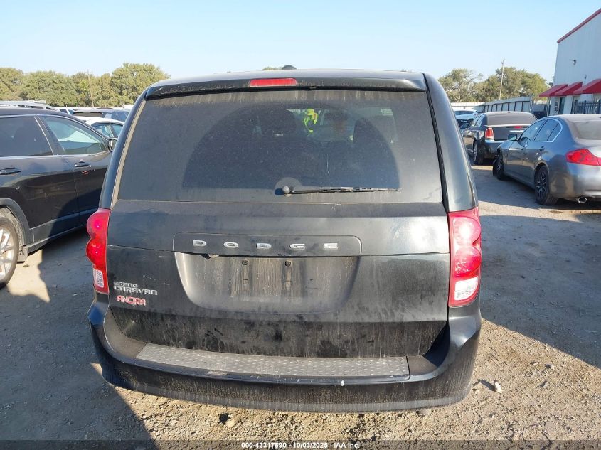 2018 Dodge Grand Caravan Se Plus VIN: 2C4RDGBG7JR162617 Lot: 43317690