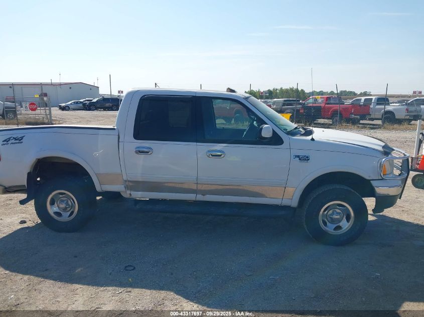 2002 Ford F-150 Lariat/Xlt VIN: 1FTRW08L32KB50745 Lot: 43317697