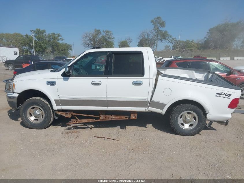 2002 Ford F-150 Lariat/Xlt VIN: 1FTRW08L32KB50745 Lot: 43317697