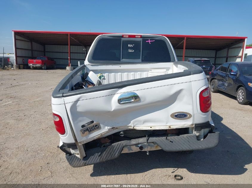 2002 Ford F-150 Lariat/Xlt VIN: 1FTRW08L32KB50745 Lot: 43317697