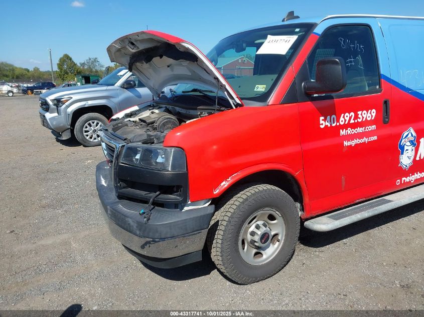 2020 GMC Savana Cargo Rwd 2500 Regular Wheelbase Work Van VIN: 1GTW7AFG3L1224281 Lot: 43317741