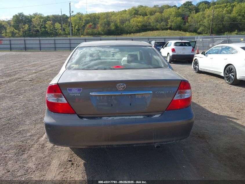 2003 Toyota Camry Le VIN: 4T1BE32K83U787363 Lot: 43317793