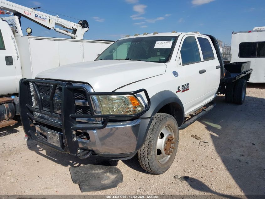 2018 Ram 5500 Chassis Tradesman/Slt/Laramie VIN: 3C7WRNFL4JG360225 Lot: 43317796