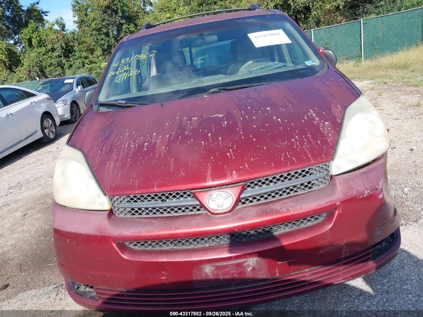 2004 Toyota Sienna Le VIN: 5TDZA23C74S005463 Lot: 43317802
