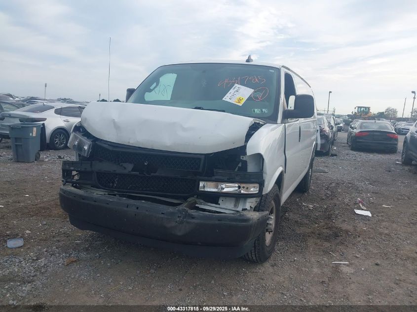 2019 Chevrolet Express 2500 Work Van VIN: 1GCWGAFG2K1328260 Lot: 43317815