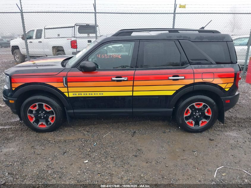 2024 Ford Bronco Sport Free Wheeling VIN: 3FMCR9K69RRE29672 Lot: 43317848