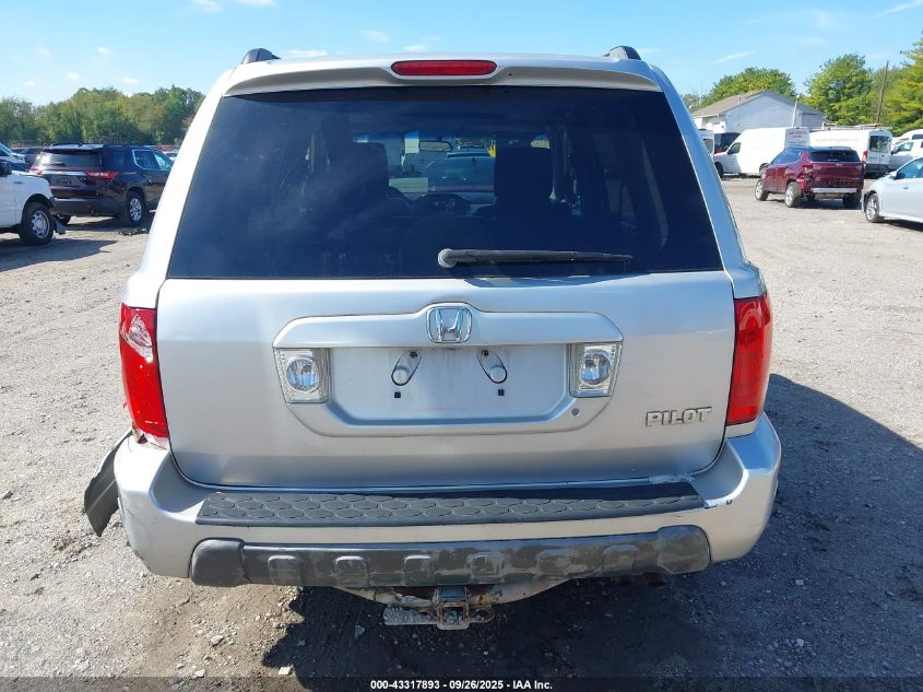 2005 Honda Pilot Ex-L VIN: 2HKYF18545H514841 Lot: 43317893