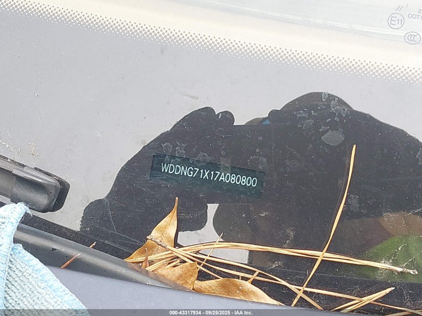 2007 Mercedes-Benz S 550 VIN: WDDNG71X17A080800 Lot: 43317934