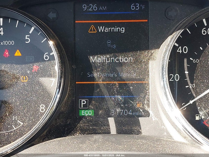 2020 Nissan Rogue Sv Intelligent Awd VIN: JN8AT2MV1LW140447 Lot: 43318009