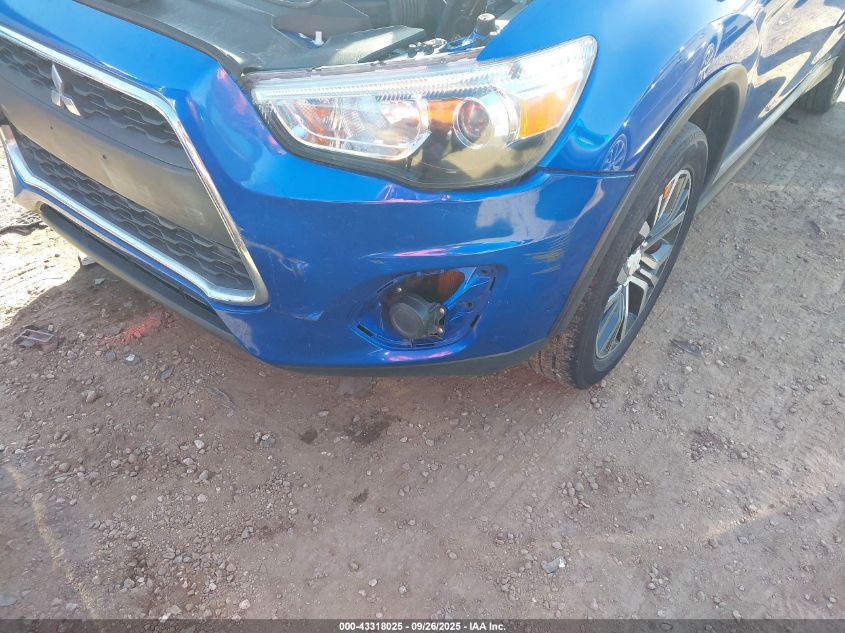 2015 Mitsubishi Outlander Sport Es VIN: 4A4AP3AW7FE057417 Lot: 43318025