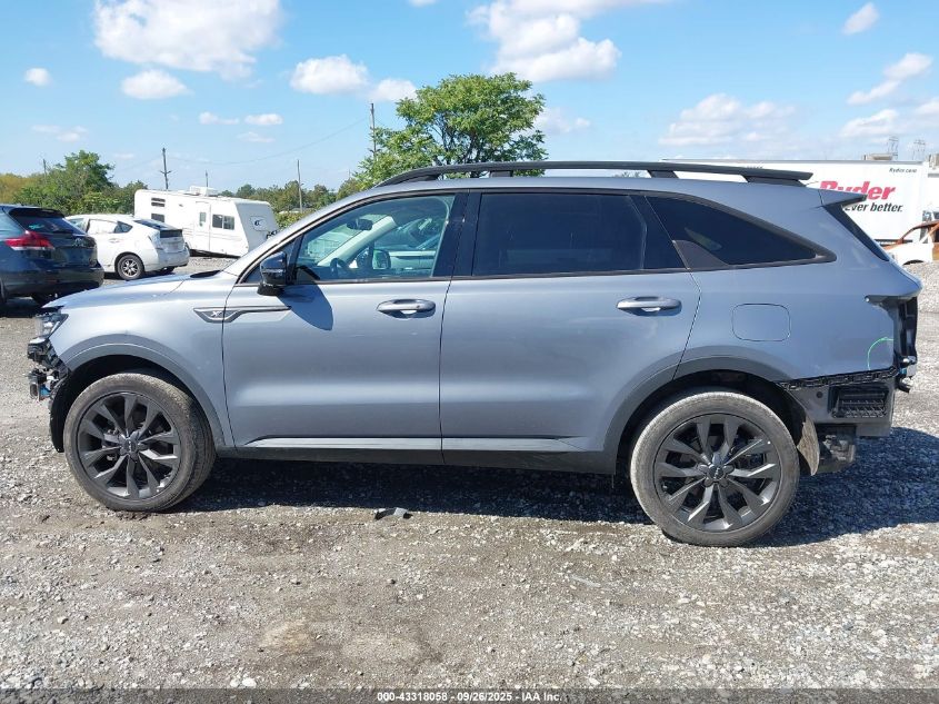 2022 Kia Sorento X-Line Sx Prestige VIN: 5XYRKDLF1NG139550 Lot: 43318058