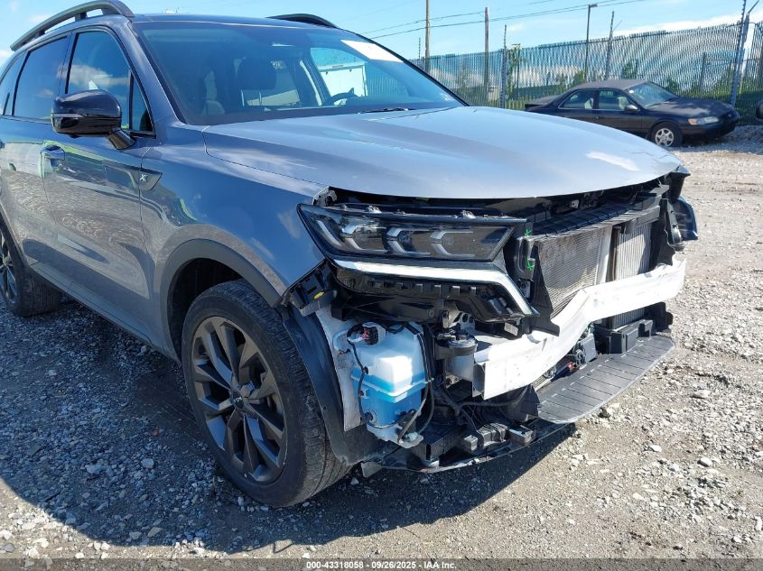2022 Kia Sorento X-Line Sx Prestige VIN: 5XYRKDLF1NG139550 Lot: 43318058