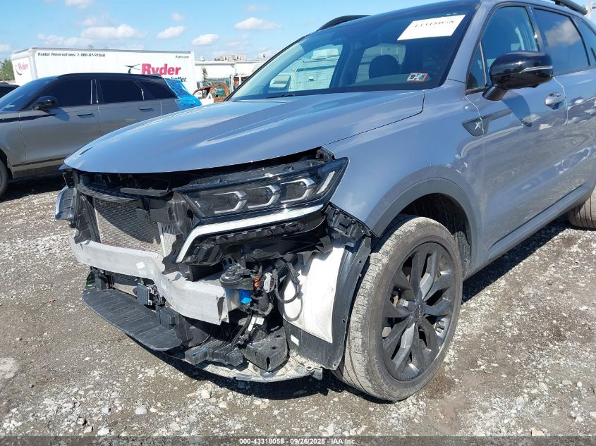 2022 Kia Sorento X-Line Sx Prestige VIN: 5XYRKDLF1NG139550 Lot: 43318058