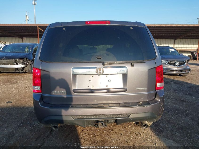 2015 Honda Pilot Se VIN: 5FNYF3H37FB032570 Lot: 43318082