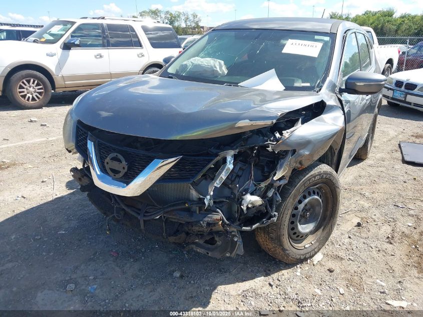 2015 Nissan Rogue S VIN: KNMAT2MV6FP530289 Lot: 43318103