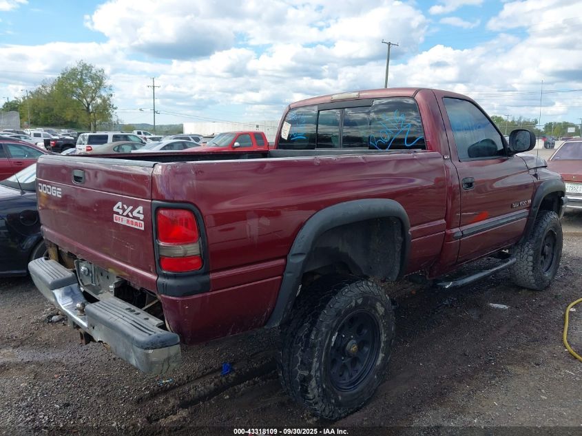 2001 Dodge Ram 1500 St VIN: 1B7HF16Z51S106091 Lot: 43318109