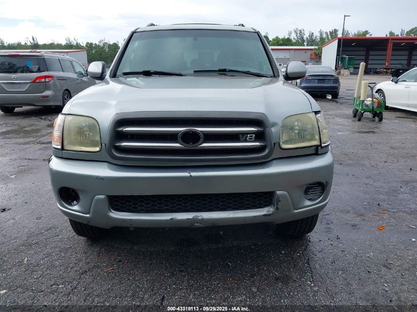 2003 Toyota Sequoia Sr5 V8 VIN: 5TDZT34A33S190008 Lot: 43318113