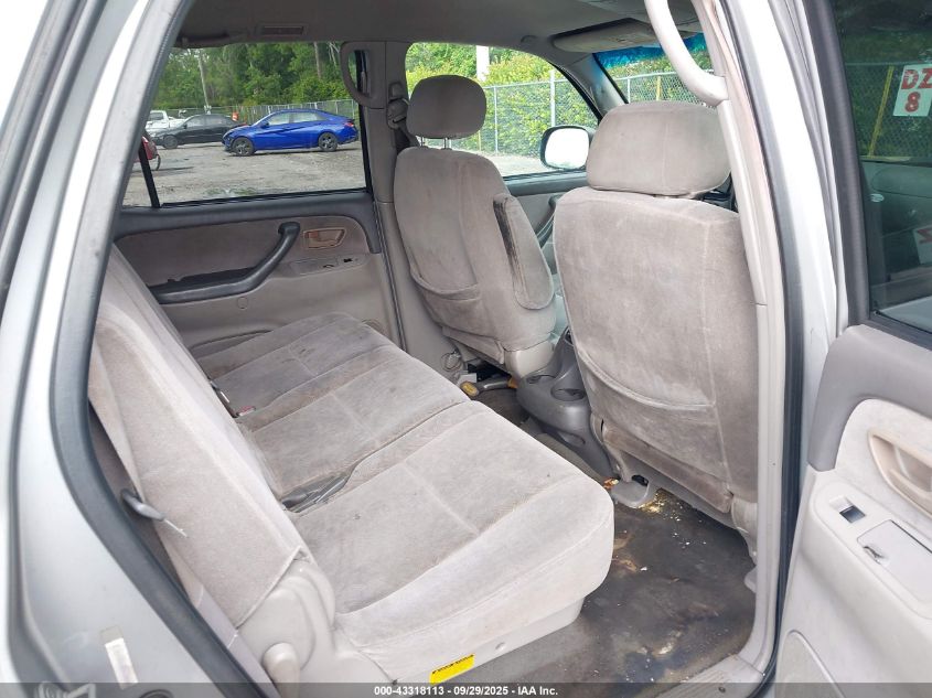 2003 Toyota Sequoia Sr5 V8 VIN: 5TDZT34A33S190008 Lot: 43318113