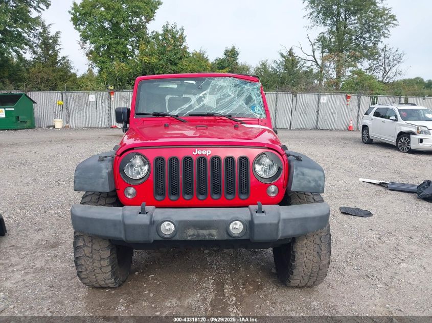 2015 Jeep Wrangler Sport VIN: 1C4AJWAG7FL645333 Lot: 43318120