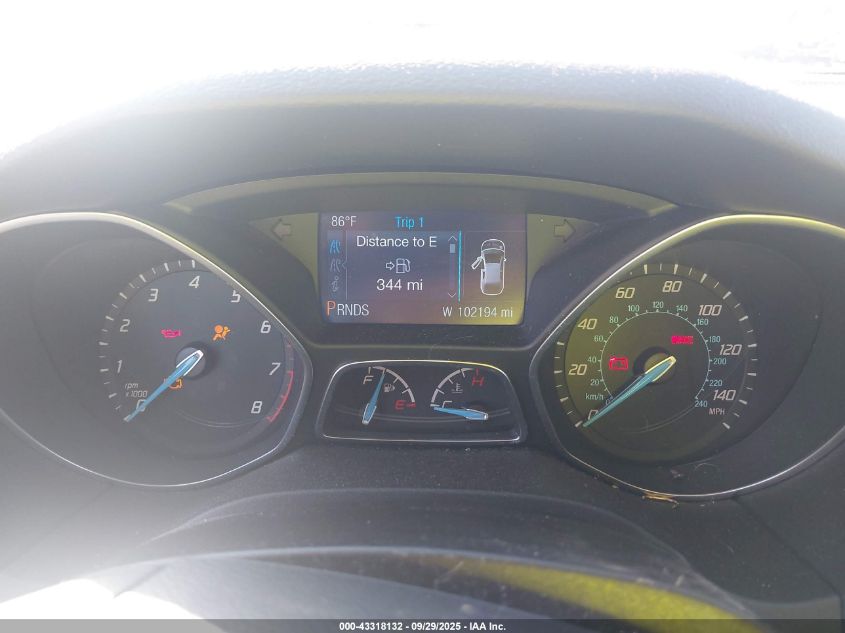 2014 Ford Focus Se VIN: 1FADP3F29EL297854 Lot: 43318132