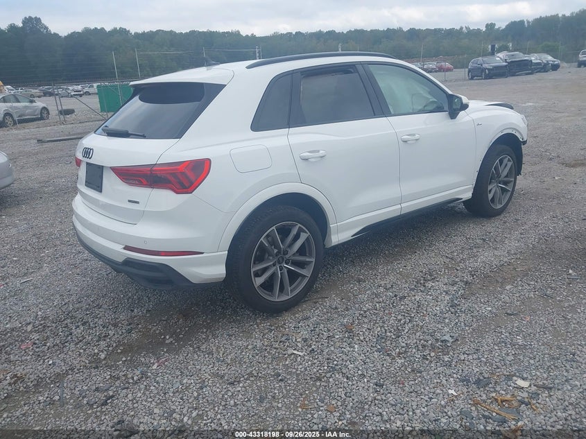 Vin: wa1decf39s1018428, lot: 43812861, audi q3 premium 45 tfsi s line quattro tiptronic 20254