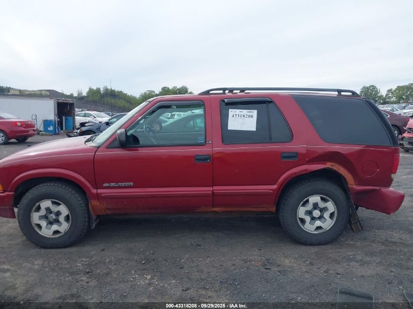 2002 Chevrolet Blazer Ls VIN: 1GNDT13W32K134109 Lot: 43318208