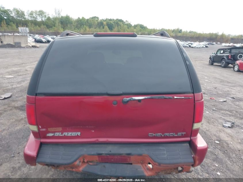 2002 Chevrolet Blazer Ls VIN: 1GNDT13W32K134109 Lot: 43318208