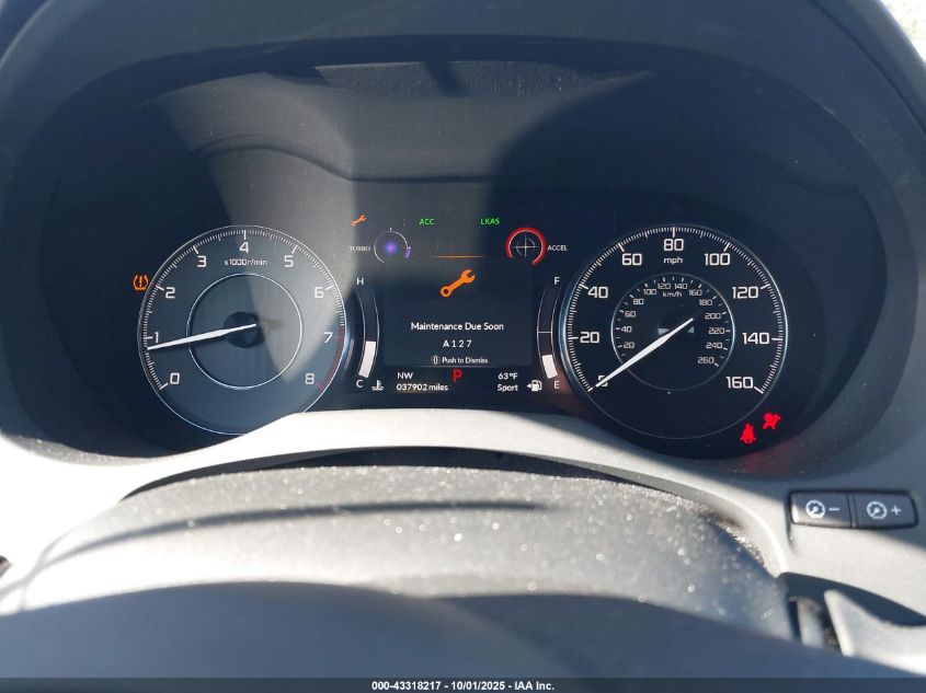 2019 Acura Rdx Standard VIN: 5J8TC2H38KL044703 Lot: 43318217