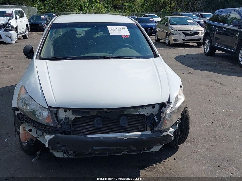 2010 Honda Accord 2.4 Lx VIN: 1HGCP2F33AA013876 Lot: 43318218