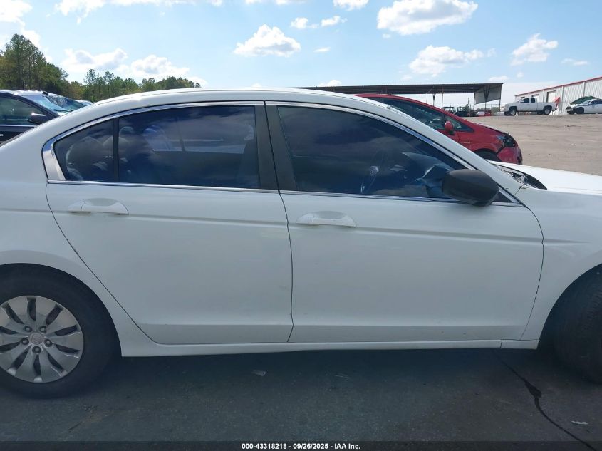 2010 Honda Accord 2.4 Lx VIN: 1HGCP2F33AA013876 Lot: 43318218