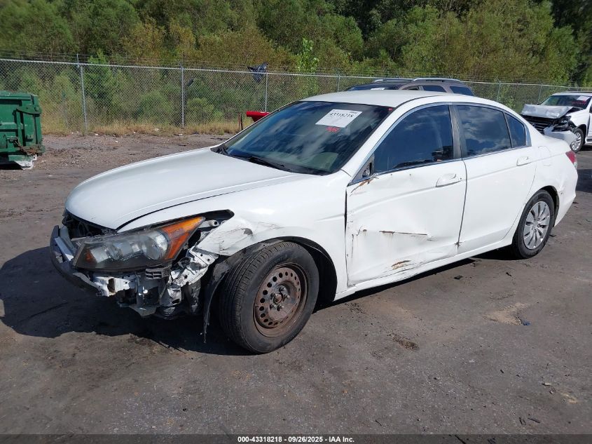 2010 Honda Accord 2.4 Lx VIN: 1HGCP2F33AA013876 Lot: 43318218