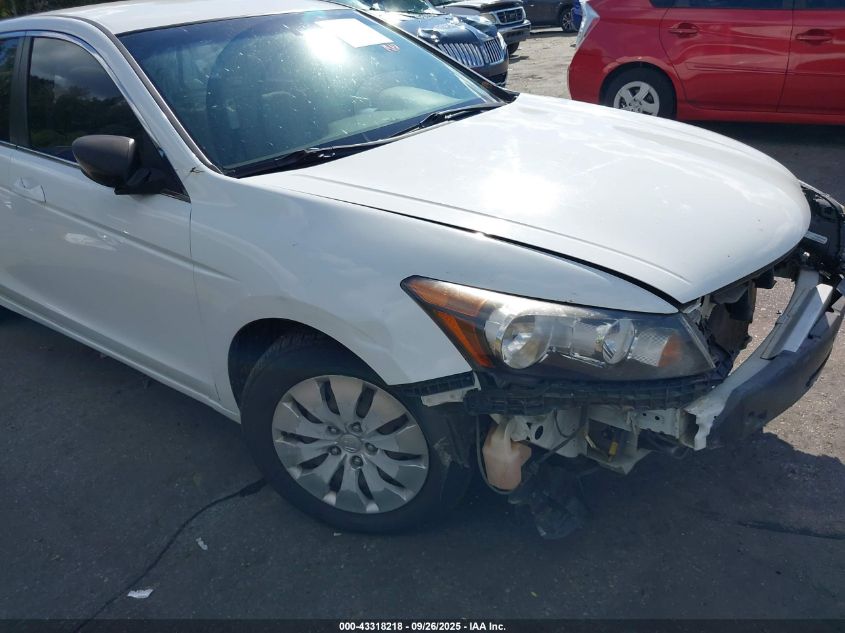 2010 Honda Accord 2.4 Lx VIN: 1HGCP2F33AA013876 Lot: 43318218