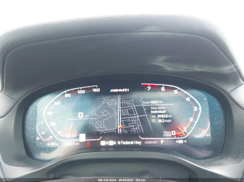 2020 BMW X3 M40I VIN: 5UXTY9C08L9B83588 Lot: 43318234