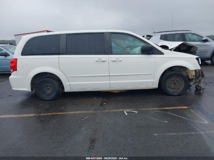 2013 Dodge Grand Caravan Se VIN: 2C4RDGBG3DR506903 Lot: 43318285