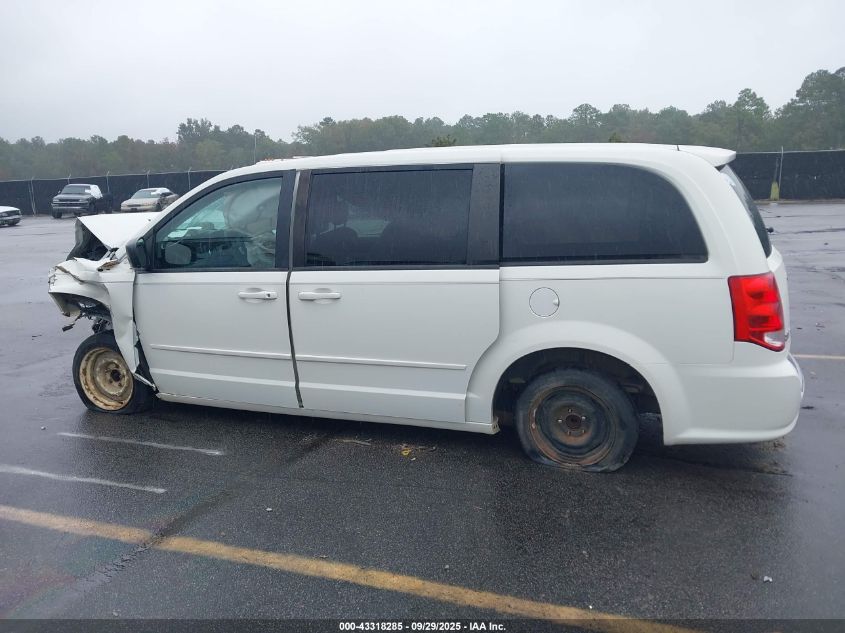 2013 Dodge Grand Caravan Se VIN: 2C4RDGBG3DR506903 Lot: 43318285