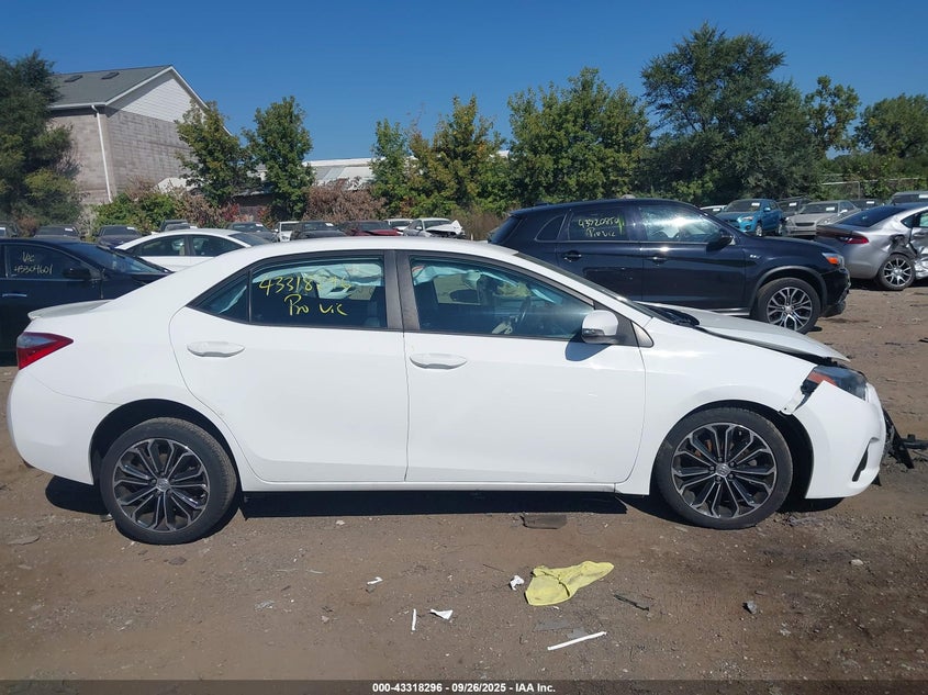 2014 TOYOTA COROLLA L/LE/LE PLS/PRM/S/S PLS - 2T1BURHE6EC202596