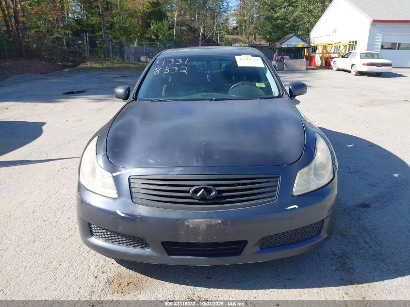 2008 Infiniti G35X VIN: JNKBV61F58M276886 Lot: 43318332