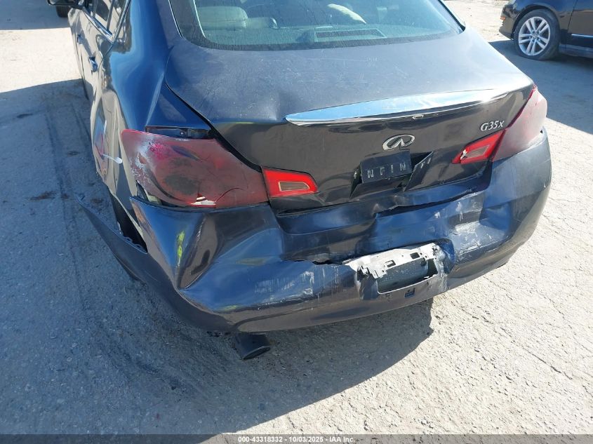 2008 Infiniti G35X VIN: JNKBV61F58M276886 Lot: 43318332